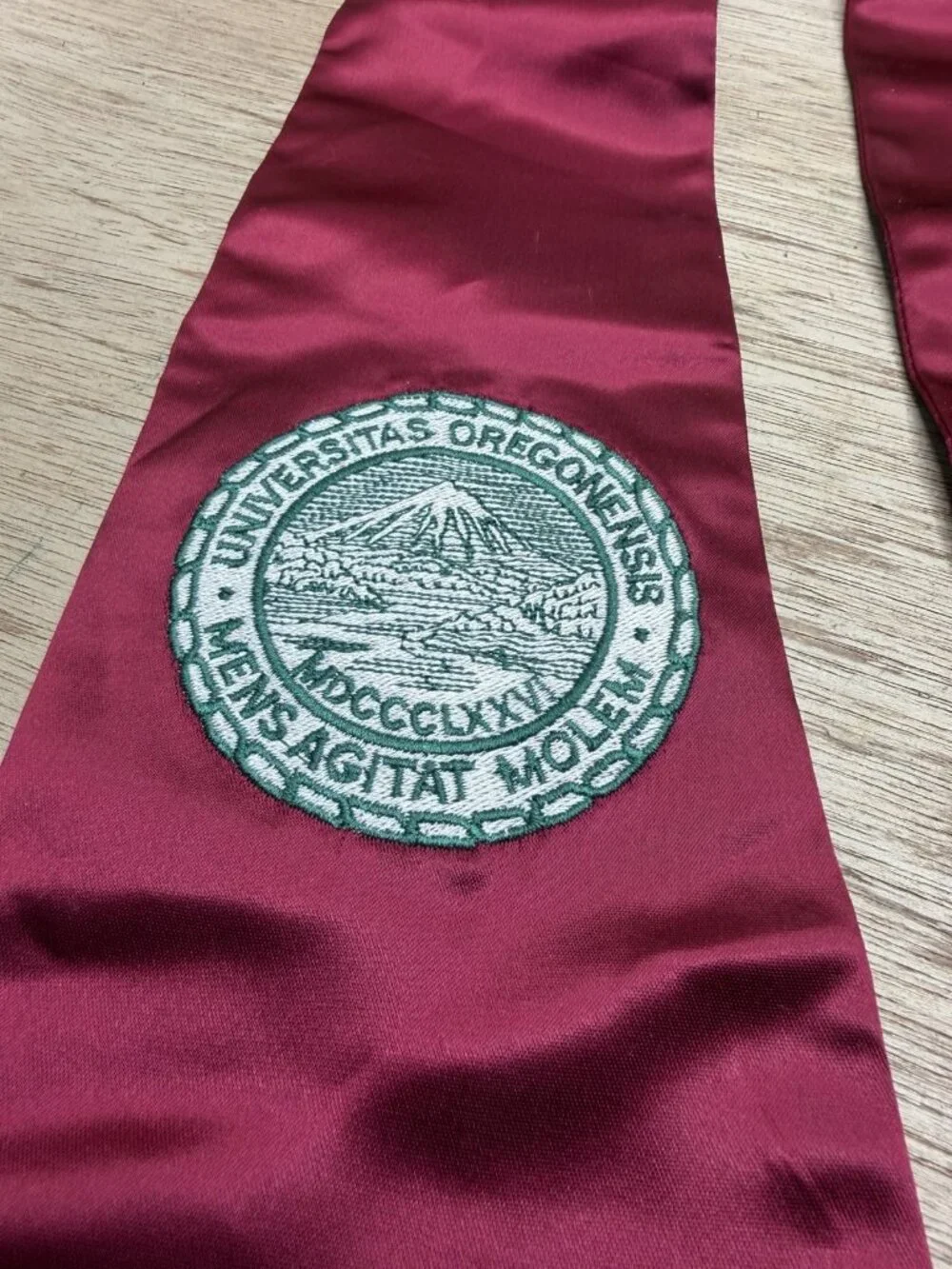 Vintage University Of Oregon Graduation Sash School Of Journalism